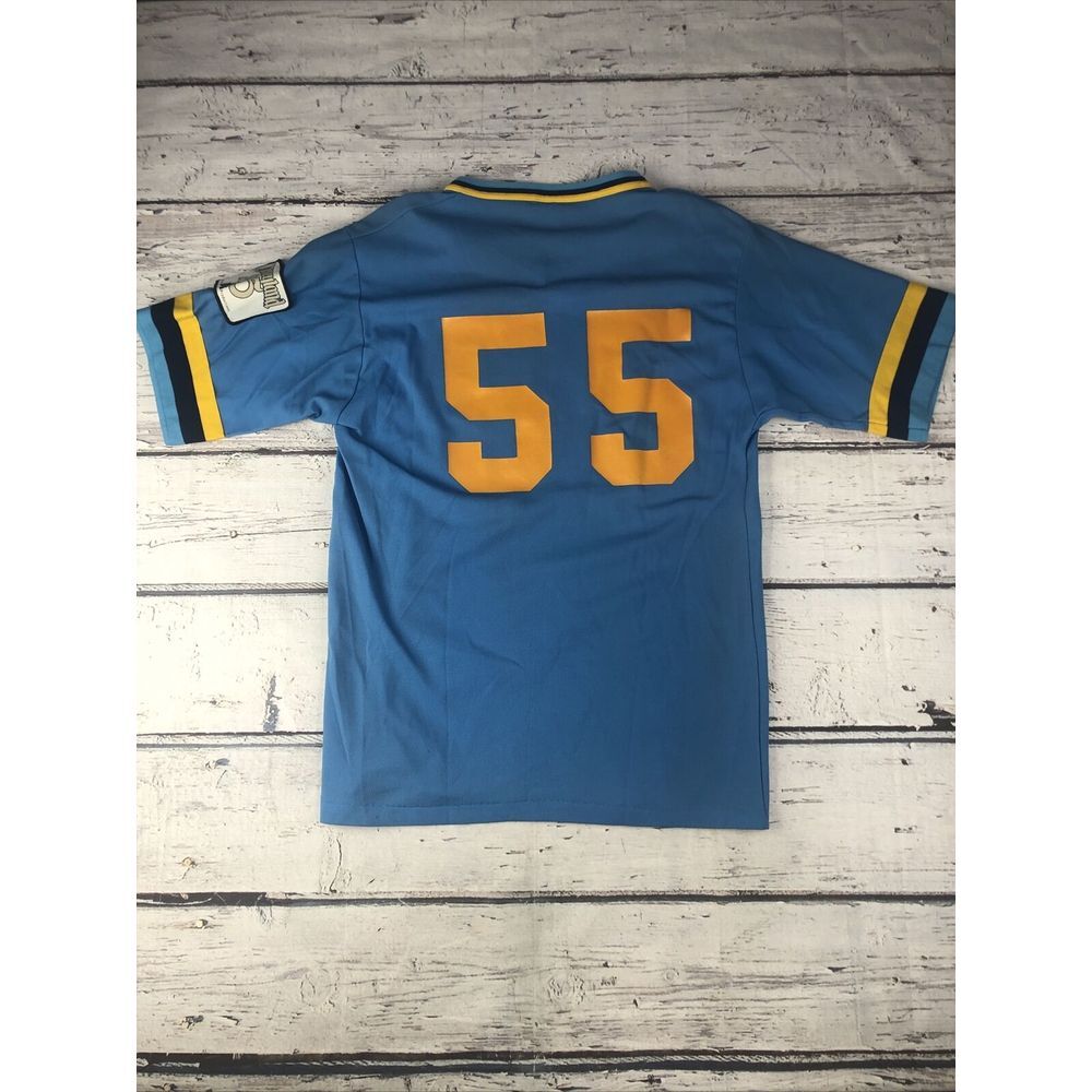 Vintage Don‎ Alleson Amazing Wonderbears Jersey Mens Large Blue Baseball Disney - Picture 10 of 13